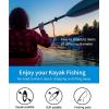 OCEANBROAD Kayak Paddle Leash Stretchable Strap Lanyard Rope for SUP Kayaking Boating Canoeing Fishing Pole Rod 4-7 Feet(Pink)