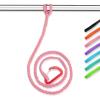 OCEANBROAD Kayak Paddle Leash Stretchable Strap Lanyard Rope for SUP Kayaking Boating Canoeing Fishing Pole Rod 4-7 Feet(Pink)
