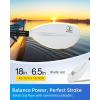 OCEANBROAD Adjustable Carbon Fiber Kayak Paddle 86in/220cm to 94in/240cm Kayaking Oar for Adults with Paddle Leash 1 Paddle(White)