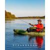 OCEANBROAD Adjustable Carbon Fishing Kayak Paddle – 94in/240cm-98in/250cm-102in/260cm Carbon Fiber Shaft with Paddle Leash(Yellow)