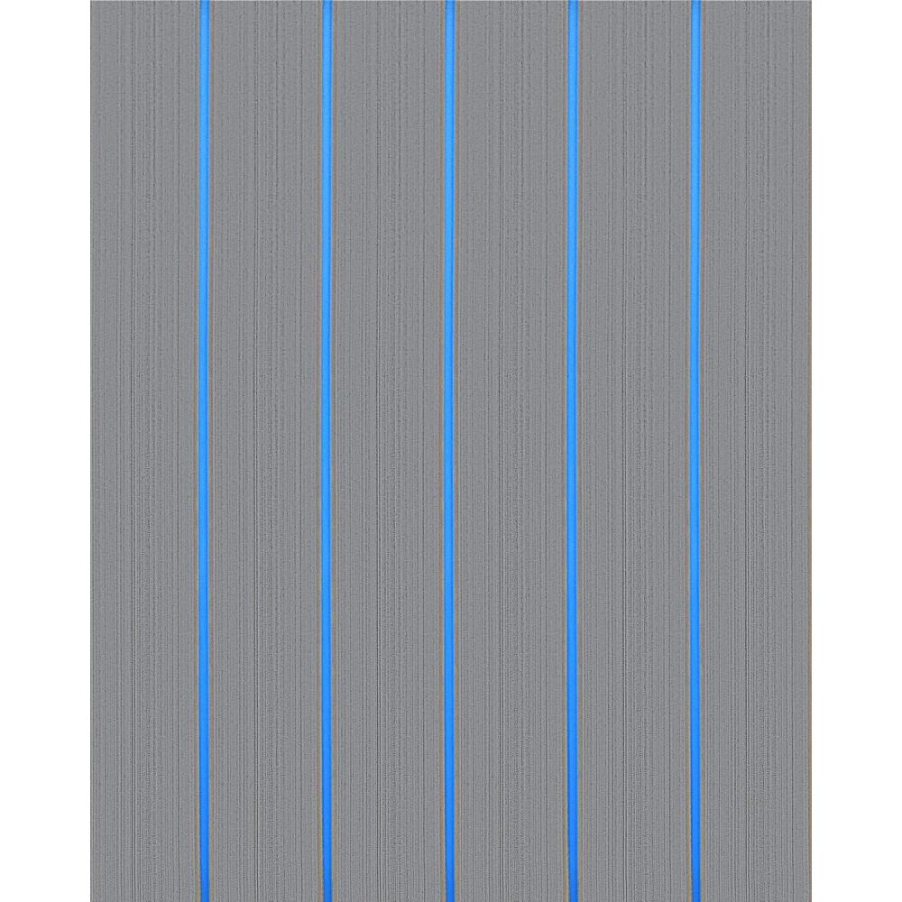 imageOCEANBROAD EVA Foam Boat Flooring with 3M Adhesive Backing Marine SelfAdhesive Decking 96x45636288168 48x168 Faux Teak Sheet for Jon Boats Swim Platform Helm Pad RV FloorGray with Blue Seam Lines