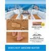 OCEANBROAD Brushed Boat Flooring 96”x16”/23.5”/38”/47” Self-Adhesive EVA Foam Sheet Non-Slip Traction Pad for Boats Surfboard SUP Paddle Board Kayak Yacht, Camel Brown/Dark Gray/Gray/Camo(Camel Brown)