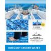 OCEANBROAD Camo Boat Flooring Self-Adhesive Backing Camouflage Decking 96”x45.6”/36”/28.8”/16.8”, 48”x16.8” EVA Foam Self-Adhesive Non-Slip Marine Sheet for Boats Helm Pad RV Floor(Camo Blue)