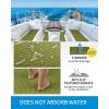OCEANBROAD Camouflage Boat Flooring 96”x16”/23.5”/38”/47” Strip Cut Grooves Self-Adhesive EVA Foam Sheet Non-Slip Traction Pad for Boats Decking Surfboard SUP Paddleboard Kayak(Olive Green)
