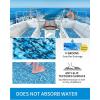 OCEANBROAD Camouflage Boat Flooring 96”x16”/23.5”/38”/47” Strip Cut Grooves Self-Adhesive EVA Foam Sheet Non-Slip Traction Pad for Boats Decking Surfboard SUP Paddleboard Kayak(Camo Blue)