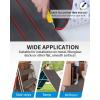 OCEANBROAD EVA Foam Boat Flooring with 3M Adhesive Backing Marine Self-Adhesive Decking 96”x45.6”/36”/28.8”/16.8”, 48”x16.8” Faux Teak Sheet for Jon Boats Swim Platform Helm Pad RV Floor(Dark Gray with Red Seam Lines)