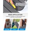 OCEANBROAD EVA Foam Boat Flooring with 3M Adhesive Backing Marine Self-Adhesive Decking 96”x45.6”/36”/28.8”/16.8”, 48”x16.8” Faux Teak Sheet for Jon Boats Swim Platform Helm Pad RV Floor(Dark Gray with Black Seam Lines)