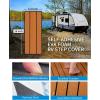 OCEANBROAD EVA Foam RV Step Cover 16”L x 6.5”W 4 Pack with Self Adhesive for Ladders Trailers Truck Campers Stair Treads, Camouflage Blue(Brown)