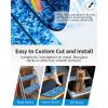 OCEANBROAD EVA Foam RV Step Cover 16”L x 6.5”W 4 Pack with Self Adhesive for Ladders Trailers Truck Campers Stair Treads, Camouflage Blue(Camo Blue)