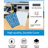 OCEANBROAD EVA Foam RV Step Cover 16”L x 6.5”W 4 Pack with Self Adhesive for Ladders Trailers Truck Campers Stair Treads, Camouflage Blue(Camo Blue)