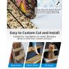 OCEANBROAD EVA Foam RV Step Cover 16”L x 6.5”W 4 Pack with Self Adhesive for Ladders Trailers Truck Campers Stair Treads, Camouflage Blue(Camo Brown)