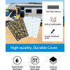 OCEANBROAD EVA Foam RV Step Cover 16”L x 6.5”W 4 Pack with Self Adhesive for Ladders Trailers Truck Campers Stair Treads, Camouflage Blue(Camo Green)