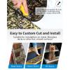 OCEANBROAD EVA Foam RV Step Cover 16”L x 6.5”W 4 Pack with Self Adhesive for Ladders Trailers Truck Campers Stair Treads, Camouflage Blue(Camo Green)