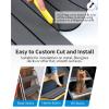 OCEANBROAD EVA Foam RV Step Cover 16”L x 6.5”W 4 Pack with Self Adhesive for Ladders Trailers Truck Campers Stair Treads, Camouflage Blue(Dark Gray)