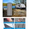 OCEANBROAD EVA Foam RV Step Cover 16”L x 6.5”W 4 Pack with Self Adhesive for Ladders Trailers Truck Campers Stair Treads, Camouflage Blue(Gray)