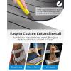 OCEANBROAD EVA Foam RV Step Cover 16”L x 6.5”W 4 Pack with Self Adhesive for Ladders Trailers Truck Campers Stair Treads, Camouflage Blue(Gray)