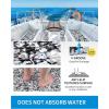 OCEANBROAD Self-Adhesive 96”x16”/23”/38”/47” Camouflage Boat Flooring Non-Slip Marine Grip Pad EVA Foam Sheet for Jon Boat Surfboard SUP Board Kayak, Camo Black/Blue/Green/Brown/Yellow/Gray(Camo Black)