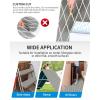 OCEANBROAD Self-Adhesive CNC Cut Diamond Pattern Boat Flooring EVA Foam Marine Boat Decking Sheet Non-Slip Mat for Boats Yacht Helm Pad RV Floor(Gray with White Lines)