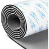 OCEANBROAD Brushed Boat Flooring 96”x16”/23.5”/38”/47” Self-Adhesive EVA Foam Sheet Non-Slip Traction Pad for Boats Surfboard SUP Paddle Board Kayak Yacht, Camel Brown/Dark Gray/Gray/Camo(Gray)