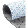 OCEANBROAD CNC Cut Hexagon Boat Flooring 96”x15”/45” Self-Adhesive EVA Foam Sheet Non-Slip Traction Pad Marine Grip Mat for Boats Surfboard SUP Paddle Board Yacht(Gray with Black Lines)
