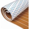 OCEANBROAD EVA Foam Boat Flooring with 3M Adhesive Backing Marine Self-Adhesive Decking 96”x45.6”/36”/28.8”/16.8”, 48”x16.8” Faux Teak Sheet for Jon Boats Swim Platform Helm Pad RV Floor(Brown with White Seam Lines)
