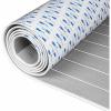 OCEANBROAD EVA Foam Boat Flooring with 3M Adhesive Backing Marine Self-Adhesive Decking 96”x45.6”/36”/28.8”/16.8”, 48”x16.8” Faux Teak Sheet for Jon Boats Swim Platform Helm Pad RV Floor(Gray with White Seam Lines)