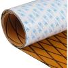 OCEANBROAD Self-Adhesive CNC Cut Diamond Pattern Boat Flooring EVA Foam Marine Boat Decking Sheet Non-Slip Mat for Boats Yacht Helm Pad RV Floor(Brown with Black Lines)