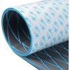OCEANBROAD Self-Adhesive CNC Cut Diamond Pattern Boat Flooring EVA Foam Marine Boat Decking Sheet Non-Slip Mat for Boats Yacht Helm Pad RV Floor(Dark Gray with Blue Lines)
