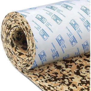 OCEANBROAD Brushed Boat Flooring 96”x16”/23.5”/38”/47” Self-Adhesive EVA Foam Sheet Non-Slip Traction Pad for Boats Surfboard SUP Paddle Board Kayak Yacht, Camel Brown/Dark Gray/Gray/Camo(Camo Brown)