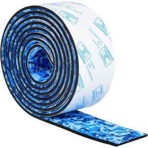 OCEANBROAD Camo Boat Flooring Self-Adhesive Backing Camouflage Decking 96”x45.6”/36”/28.8”/16.8”, 48”x16.8” EVA Foam Self-Adhesive Non-Slip Marine Sheet for Boats Helm Pad RV Floor(Camo Blue(Borders))