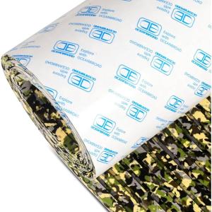 OCEANBROAD Camouflage Boat Flooring 96”x16”/23.5”/38”/47” Strip Cut Grooves Self-Adhesive EVA Foam Sheet Non-Slip Traction Pad for Boats Decking Surfboard SUP Paddleboard Kayak(Camo Green)