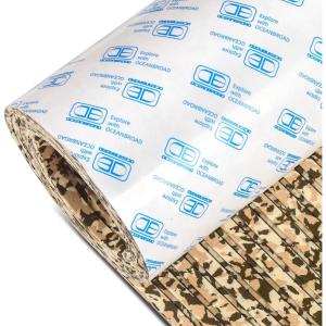 OCEANBROAD Camouflage Boat Flooring 96”x16”/23.5”/38”/47” Strip Cut Grooves Self-Adhesive EVA Foam Sheet Non-Slip Traction Pad for Boats Decking Surfboard SUP Paddleboard Kayak(Camo Brown)