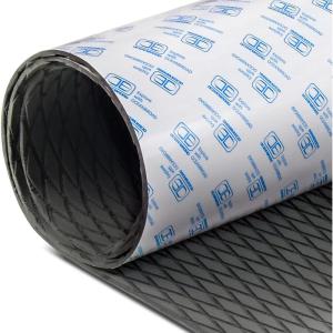 OCEANBROAD Self-Adhesive 96”x16”/23”/38”/47” Camouflage Boat Flooring Non-Slip Marine Grip Pad EVA Foam Sheet for Jon Boat Surfboard SUP Board Kayak, Camo Black/Blue/Green/Brown/Yellow/Gray(Gray)