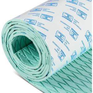 OCEANBROAD Self-Adhesive 96”x16”/23”/38”/47” Camouflage Boat Flooring Non-Slip Marine Grip Pad EVA Foam Sheet for Jon Boat Surfboard SUP Board Kayak, Camo Black/Blue/Green/Brown/Yellow/Gray(Mint Green)