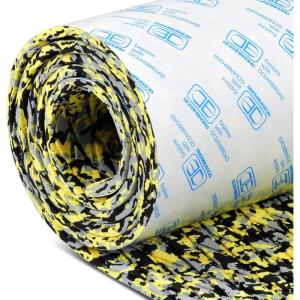 OCEANBROAD Self-Adhesive 96”x16”/23”/38”/47” Camouflage Boat Flooring Non-Slip Marine Grip Pad EVA Foam Sheet for Jon Boat Surfboard SUP Board Kayak, Camo Black/Blue/Green/Brown/Yellow/Gray(Camo Yellow)