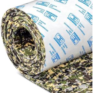 OCEANBROAD Self-Adhesive 96”x16”/23”/38”/47” Camouflage Boat Flooring Non-Slip Marine Grip Pad EVA Foam Sheet for Jon Boat Surfboard SUP Board Kayak, Camo Black/Blue/Green/Brown/Yellow/Gray(Camo Green)