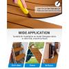 OCEANBROAD Boat Flooring EVA Foam Self-Adhesive 96”x45.6”/36”/28.8”/16.8” Faux Teak Marine Boat Decking Sheet for Jon Boats Yacht Floor(Brown with Black Lines)