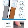 OCEANBROAD Boat Flooring EVA Foam Self-Adhesive 96”x45.6”/36”/28.8”/16.8” Faux Teak Marine Boat Decking Sheet for Jon Boats Yacht Floor(Brown with Black Lines(Borders))