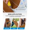 OCEANBROAD Boat Flooring EVA Foam Self-Adhesive 96”x45.6”/36”/28.8”/16.8” Faux Teak Marine Boat Decking Sheet for Jon Boats Yacht Floor(Brown with White Lines)