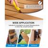 OCEANBROAD Boat Flooring EVA Foam Self-Adhesive 96”x45.6”/36”/28.8”/16.8” Faux Teak Marine Boat Decking Sheet for Jon Boats Yacht Floor(Camel Brown with Black Seam Lines)