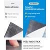 OCEANBROAD Boat Flooring EVA Foam Self-Adhesive 96”x45.6”/36”/28.8”/16.8” Faux Teak Marine Boat Decking Sheet for Jon Boats Yacht Floor(Gray with Black Lines)