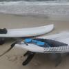 OCEANBROAD Surfboard Fin Thruster 3 Fins for FCS-Based Future-Based Fin Box with Screws Wax Comb Key(Future 437)