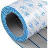 OCEANBROAD Boat Flooring EVA Foam Self-Adhesive 96”x45.6”/36”/28.8”/16.8” Faux Teak Marine Boat Decking Sheet for Jon Boats Yacht Floor(Gray with Blue Lines)