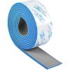 OCEANBROAD Boat Flooring EVA Foam Self-Adhesive 96”x45.6”/36”/28.8”/16.8” Faux Teak Marine Boat Decking Sheet for Jon Boats Yacht Floor(Gray with Blue Lines(Borders))