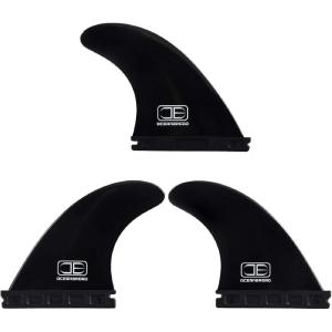 OCEANBROAD Surfboard Fin Thruster 3 Fins for FCS-Based Future-Based Fin Box with Screws Wax Comb Key(Future 437)