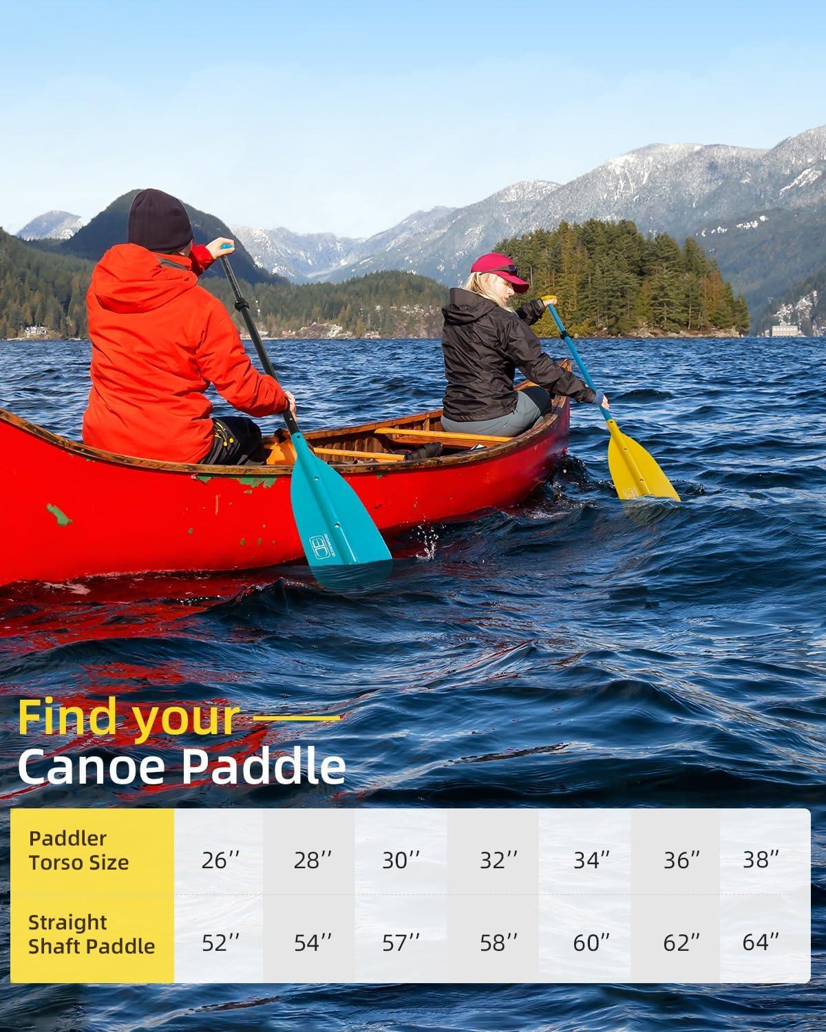 imageOCEANBROAD Canoe Paddle Adjustable from 43to 53130cm to 160cm Aluminum Shaft with Plastic Blade for Canoeing Boating Kayaking 3Piece Floatable OarBlue