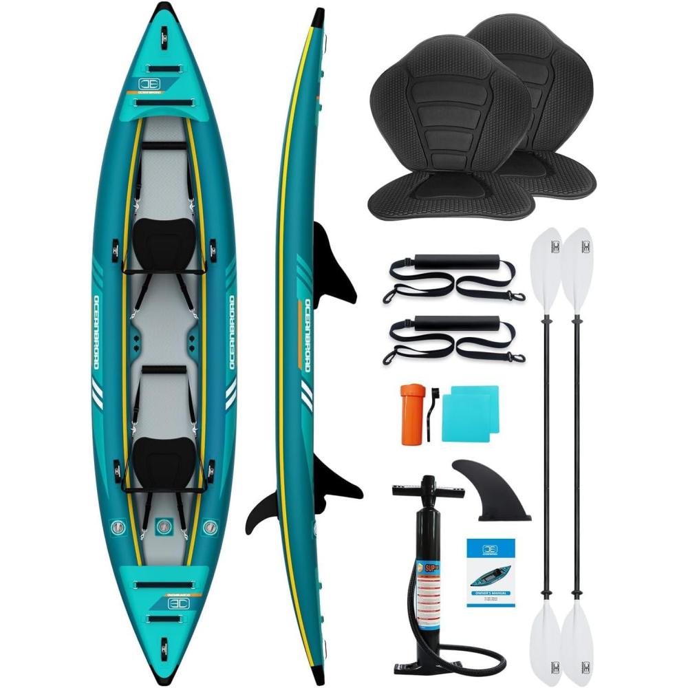 imageInflatable Kayak amp 905in Kayak Paddle
