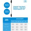 OCEANBROAD Carbon Fiber Kayak Paddle 90.5in/230cm, 86in/218cm for Adults Kayaking Boating Canoeing Oar with Paddle Leash(12K Carbon Print)