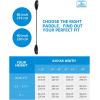 OCEANBROAD Carbon Fiber Kayak Paddle 90.5in/230cm, 86in/218cm for Adults Kayaking Boating Canoeing Oar with Paddle Leash(3K Carbon Print)
