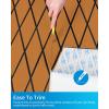 OCEANBROAD Diamond Pattern Boat Flooring Self-Adhesive EVA Foam Marine Decking Non-Slip Sheet for Boats(Brown with Black Lines)